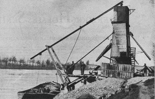 Grindbedrijf Buschgens in Berg 1927